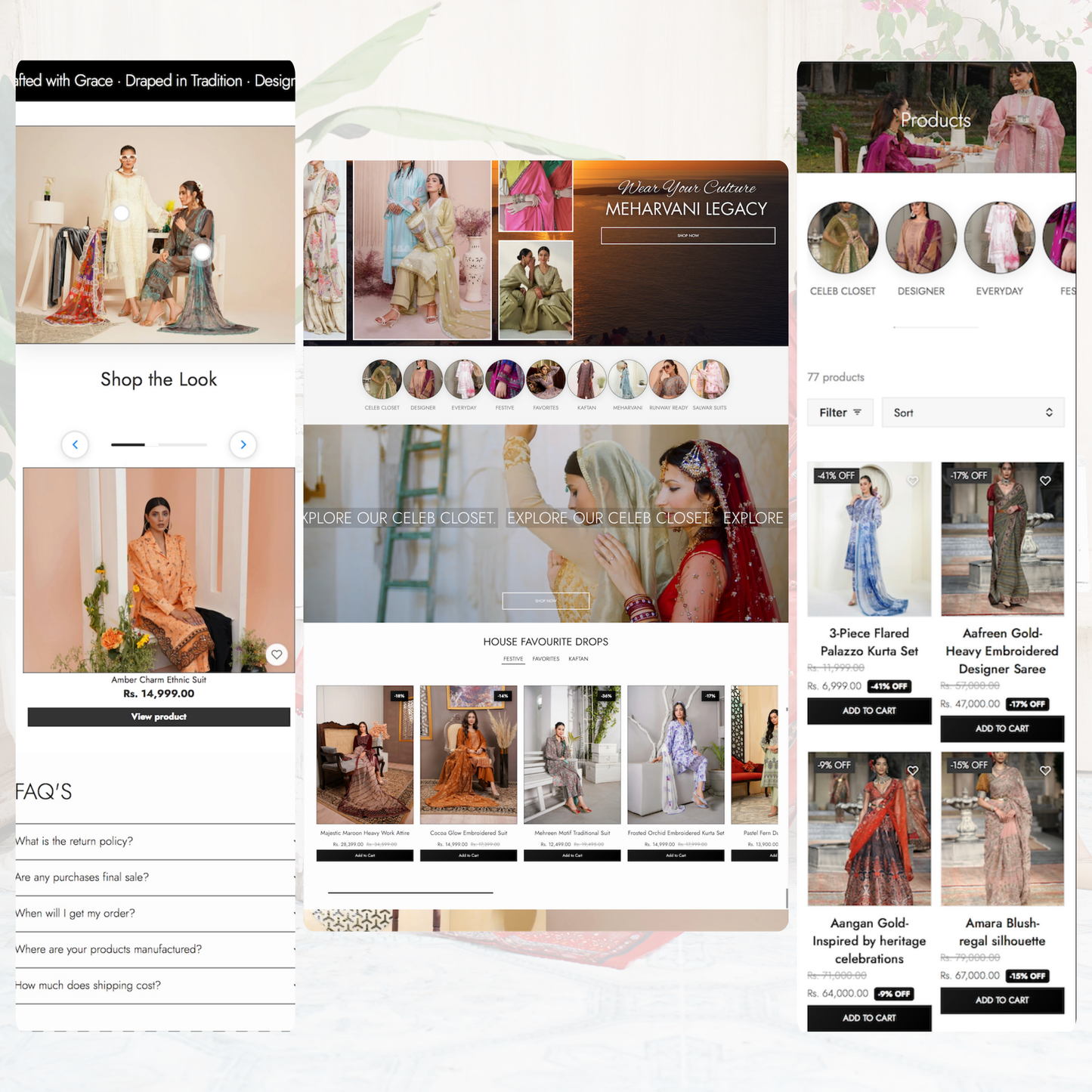 Meharvani Shopify Theme