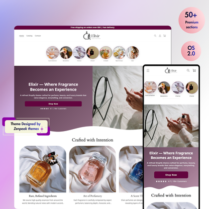 Elixir shopify theme