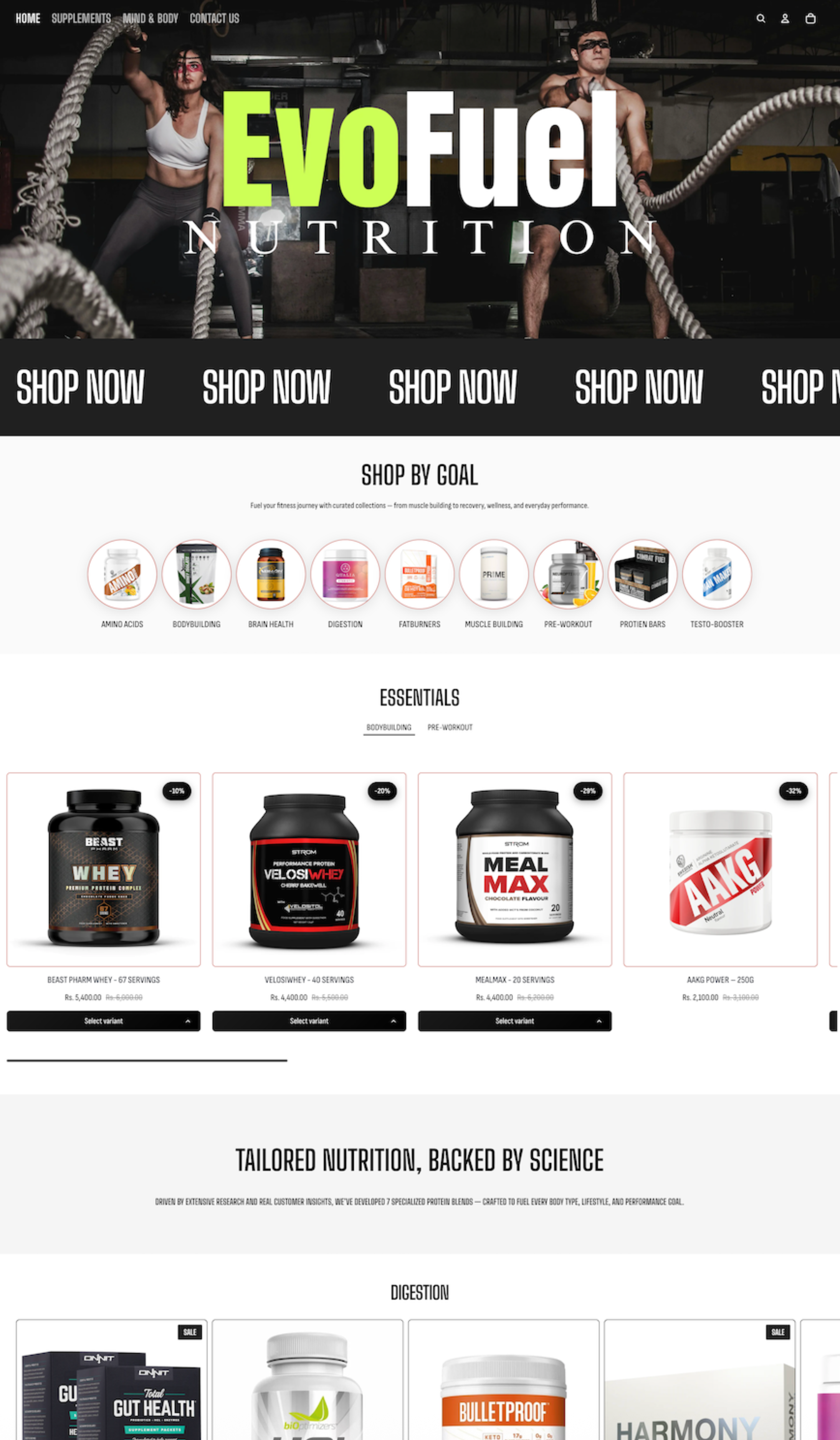 Evofuel Shopify Theme
