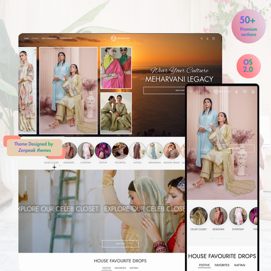 Meharvani Shopify Theme