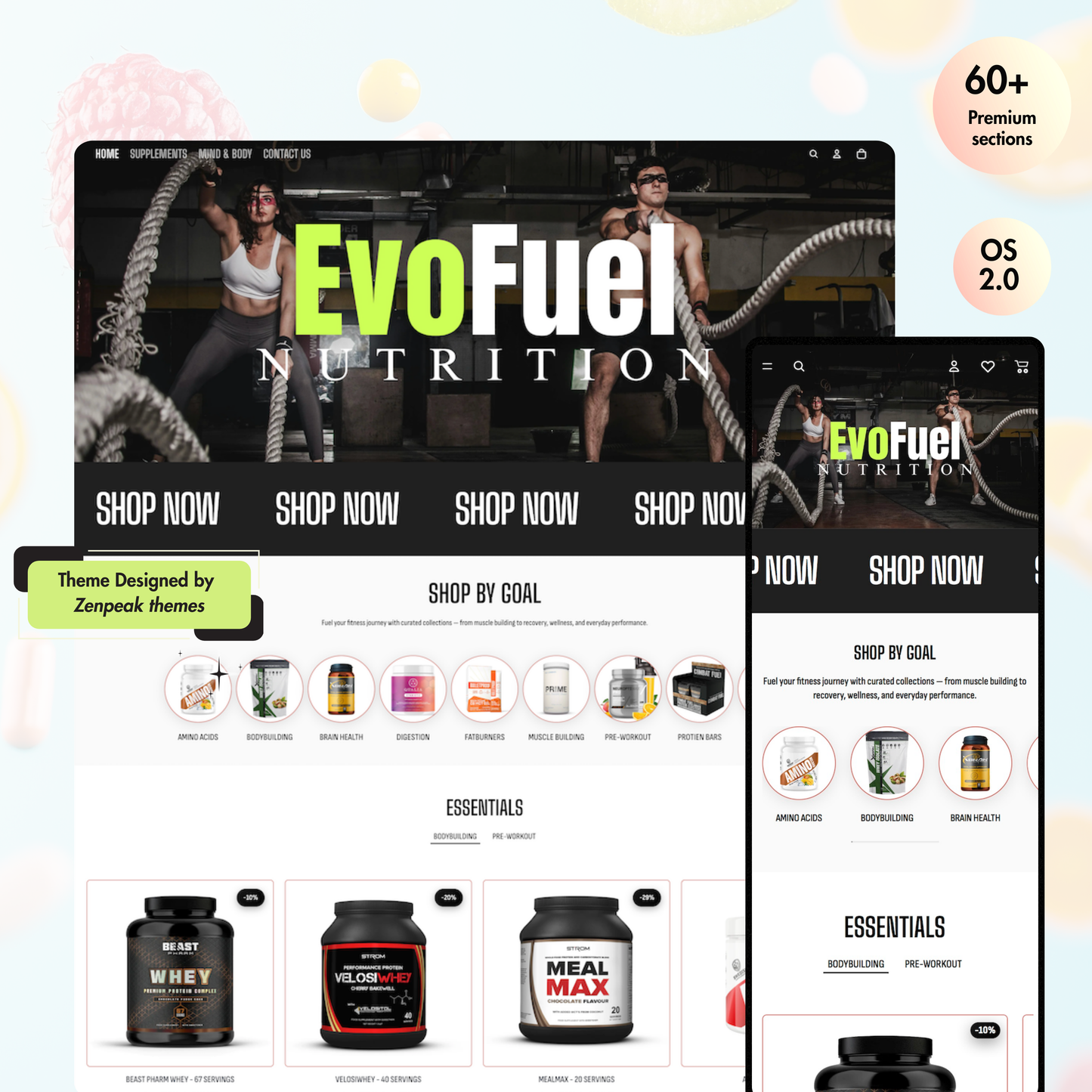 Evo-fuel Shopify Theme