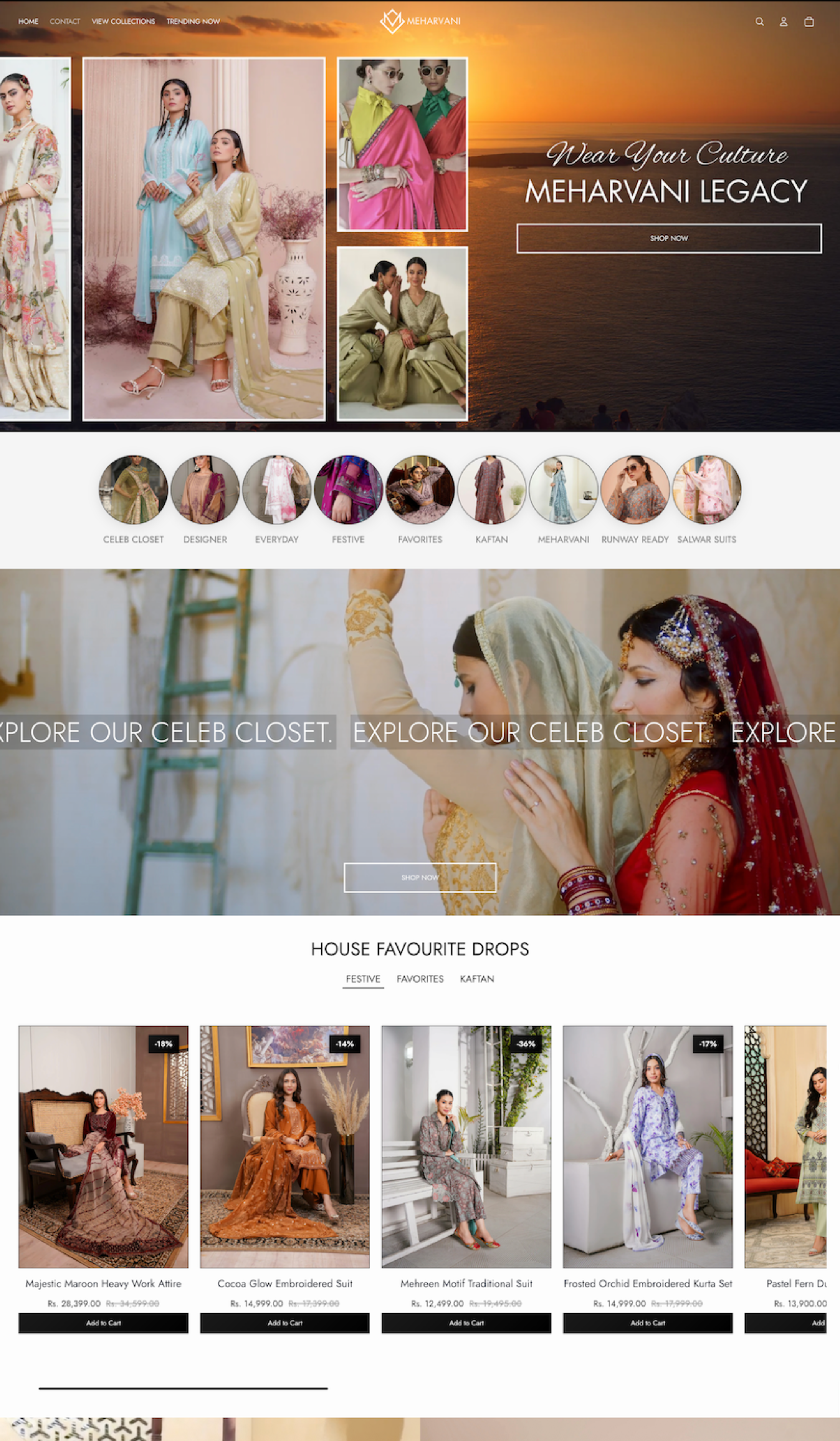 Meharvani Shopify Theme