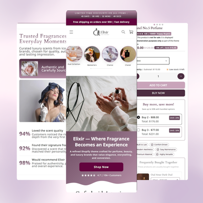 Elixir shopify theme