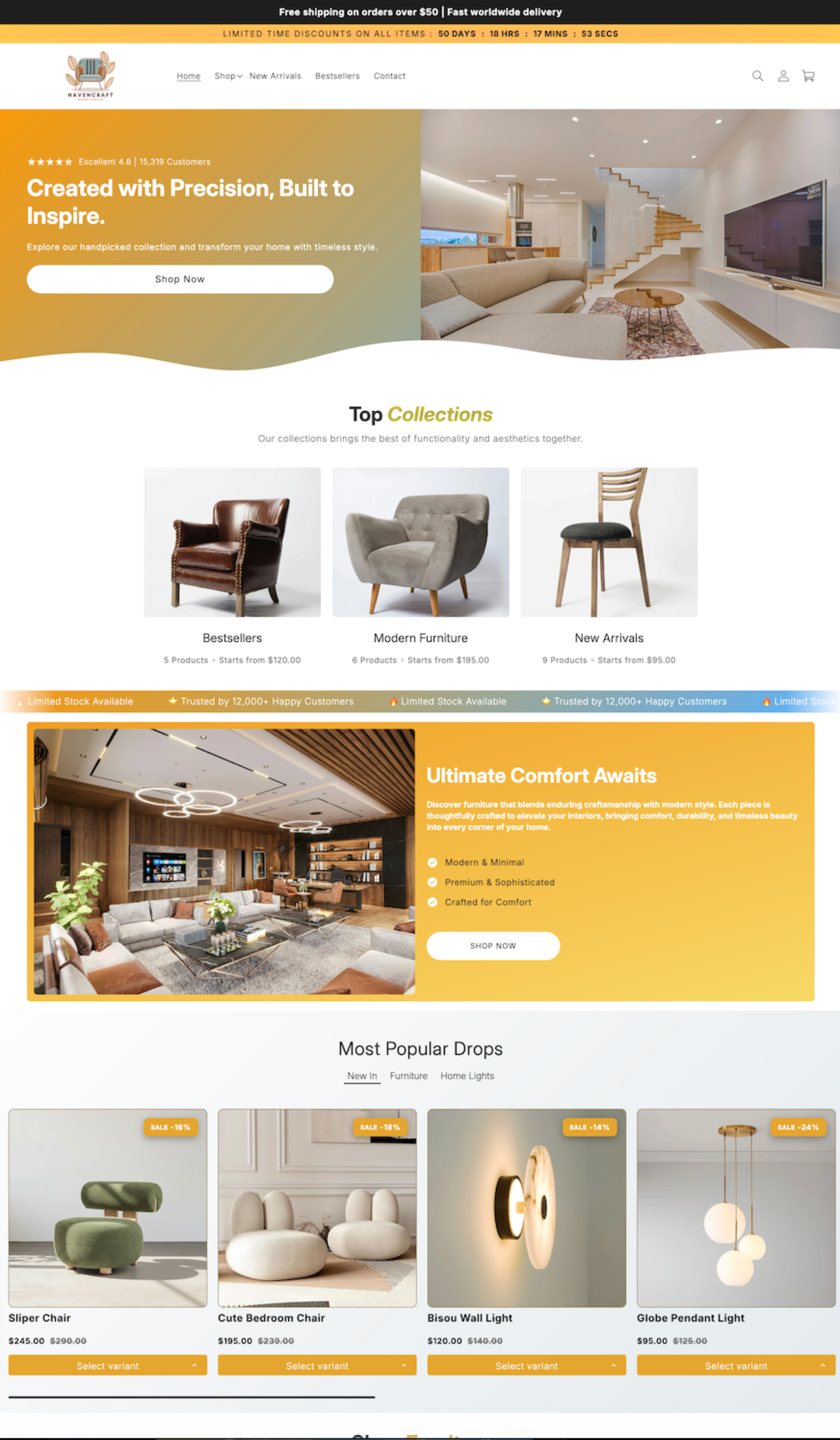 Havencraft Shopify Theme